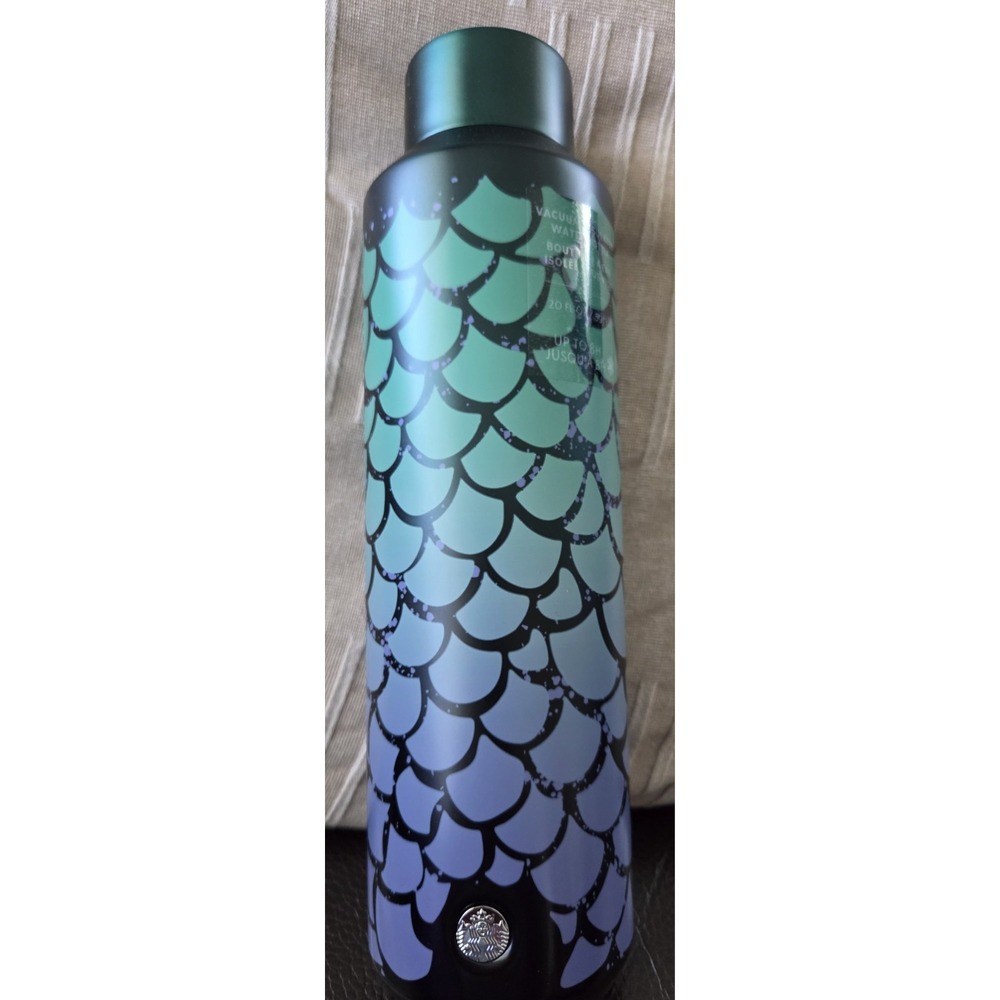 STARBUCKS PURPLE/GREEN SIREN/MERMAID 20 oz‎ Vacuum Insulated Cold use only